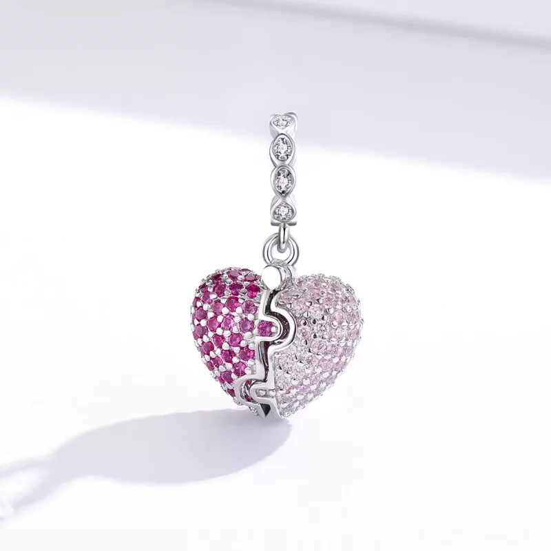(imagen para) Pendiente Pandora Style Plata Sólo Tú - BSC282 - Ver 3