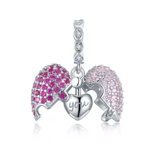 (imagen para) Pendiente Pandora Style Plata Sólo Tú - BSC282