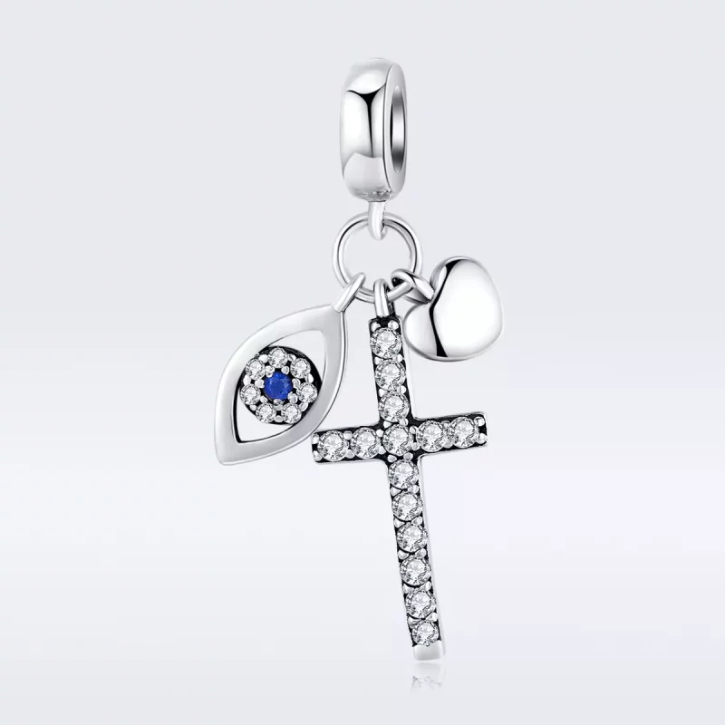 (imagen para) Pulsera estilo Pandora en plata con colgante de guardián - SCC1327 - Ver 5