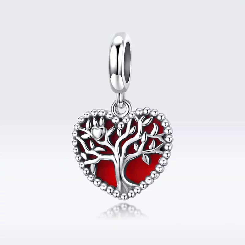 (imagen para) Pulsera estilo Pandora en plata con colgante Árbol del Amor - SCC1556 - Ver 5