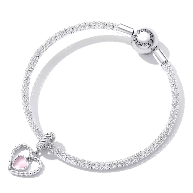 (imagen para) Pulsera estilo Pandora Exquisito Dije de Amor - SCC2228 - Ver 5