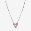 Collar PANDORA Corazón a Mano Alzada Brillante - 380089C01