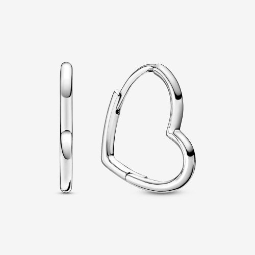 Pendientes Pandora de Aro Corazón Asimétricos - 298307C00