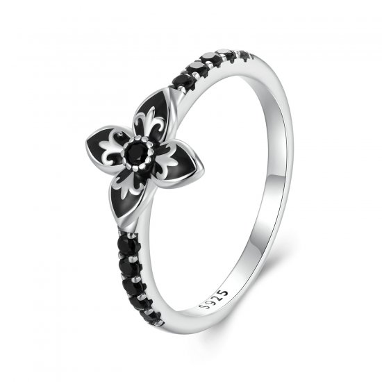 Anillo Flor de Noche Estilo PANDORA - SCR1075 - Haga click en la imagen para cerrar