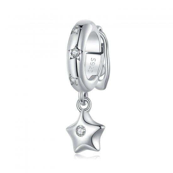Pandora Estilo Estrella Universal Hebilla Espaciadora - BSC889 - Haga click en la imagen para cerrar