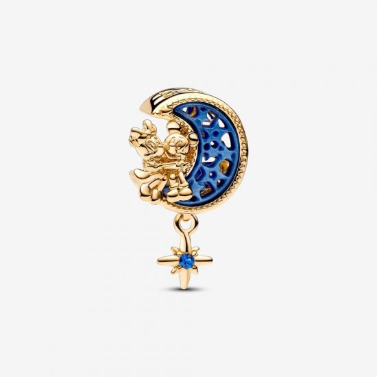 Charm Pandora Luna Creciente de Mickey Mouse & Minnie Mouse de Disney - 762956C01 - Haga click en la imagen para cerrar