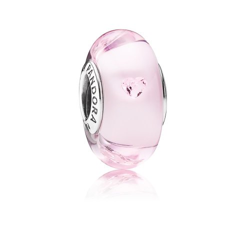 Charm de murano Brillantes corazones - PANDORA