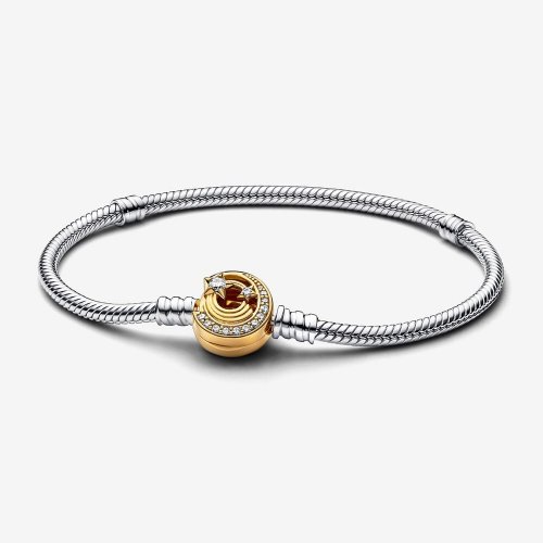 Pulsera de cadena de serpiente con cierre de estrella fugaz Pandora Moments - 562205C01 Pulsera de cadena de serpiente con cierre de estrella fugaz Pandora Moments - 562205C01