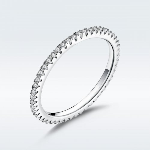 Anillo de moda plateado estilo Pandora - SCR066