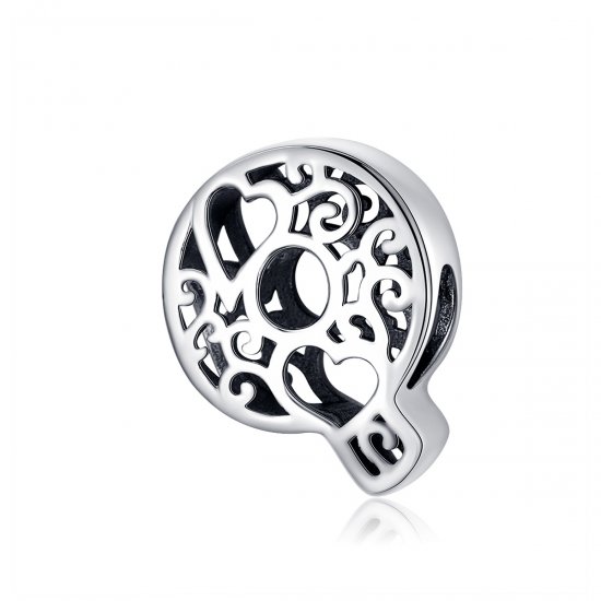 Charm de letra "Q" mágica de plata estilo Pandora - SCC1229-Q - Haga click en la imagen para cerrar
