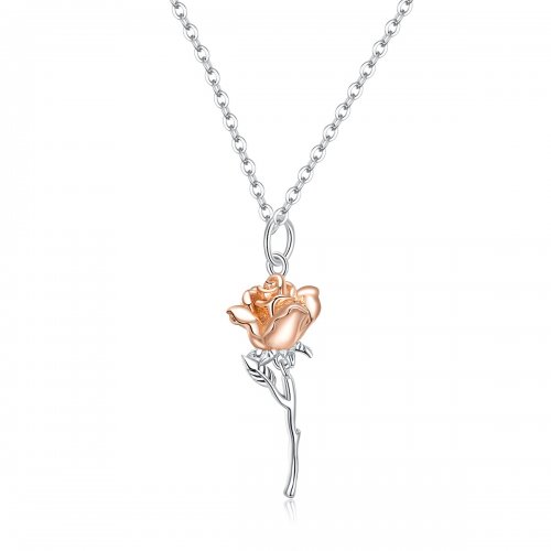 Collar estilo Pandora Graceful Rose - BSN190