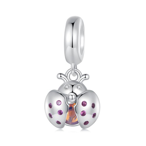 Colgante de mariquita de la suerte estilo Pandora - SCC2613