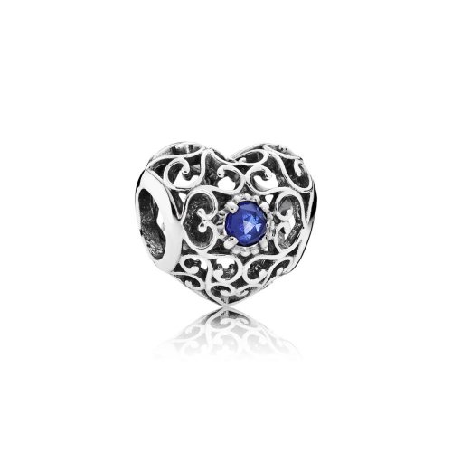 Charm calado Corazón de Septiembre - PANDORA