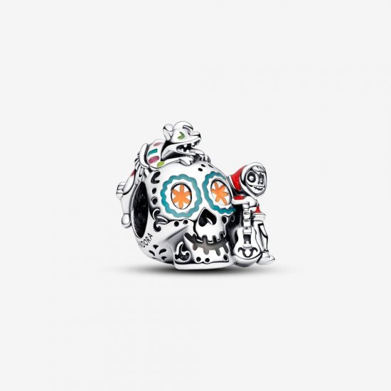 Charm Pandora Calavera de Miguel y Dante de Coco de Disney Pixar que Brilla en la Oscuridad - 792817C01 - Haga click en la imagen para cerrar