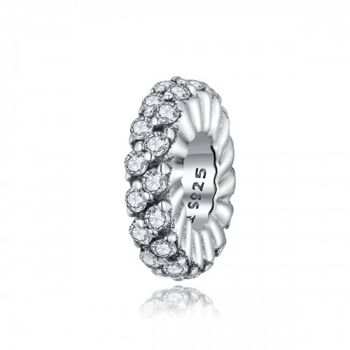 Estilo Pandora Espaciador Brillante de Invierno - SCC1648