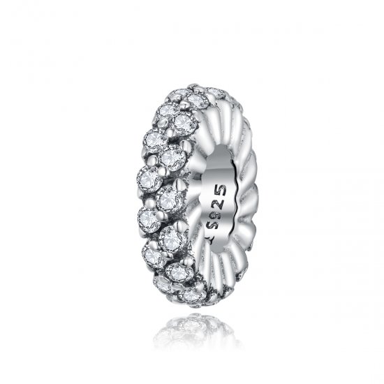 Estilo Pandora Espaciador Brillante de Invierno - SCC1648 - Haga click en la imagen para cerrar