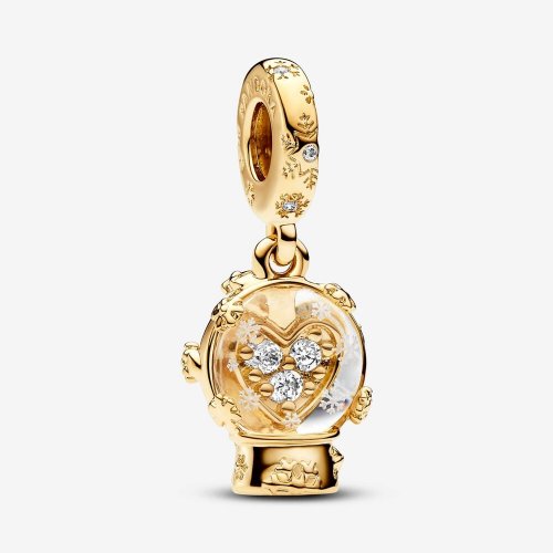 Charm Colgante Pandora Globo Corazón Copo de Nieve - 762825C01