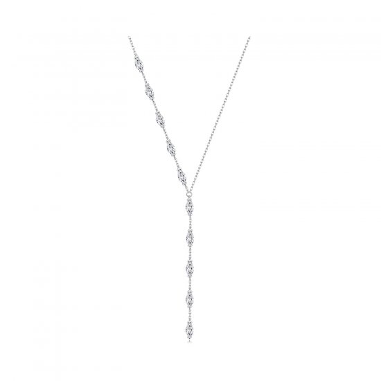 Collar de cadena estilo Pandora en forma de Y - BSN330 - Haga click en la imagen para cerrar