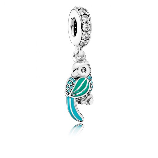 Charm colgante Loro Tropical - PANDORA - Haga click en la imagen para cerrar