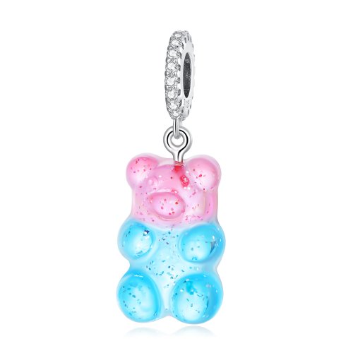 Colgante con osito de caramelo estilo Pandora - SCC2221
