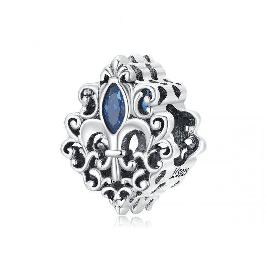 Estilo Pandora Vintage - Abalorio de Patrón de Gotas de Agua - SCC2151 - Haga click en la imagen para cerrar