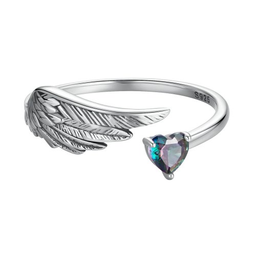 Anillo abierto con alas estilo PANDORA - SCR1070-E