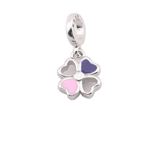 Charm colgante en plata de ley Trébol PANDORA Charm colgante en plata de ley Trébol PANDORA