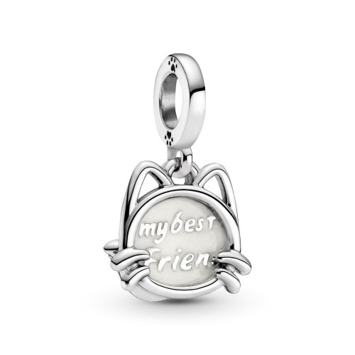 PANDORA Mi charm colgante de gato mascota - 799329C01
