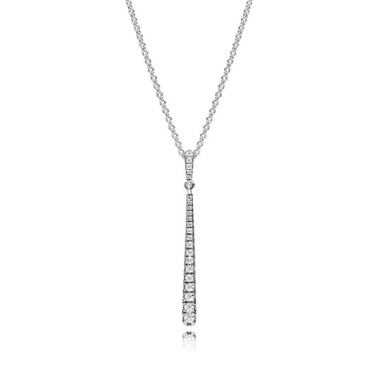 Collar en plata de ley Estrella Fugaz - PANDORA - Haga click en la imagen para cerrar