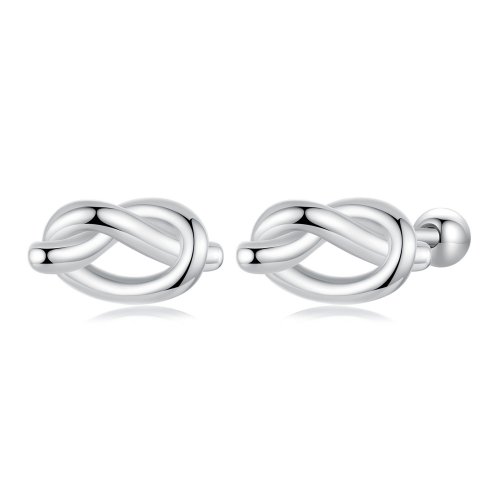 Pendientes con nudo estilo PANDORA - BSE1051