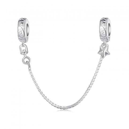 Cadena de seguridad con patrón estilo Pandora - SCC2620 - Haga click en la imagen para cerrar
