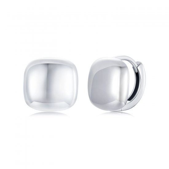 Pendientes cuadrados estilo PANDORA - BSE973 - Haga click en la imagen para cerrar