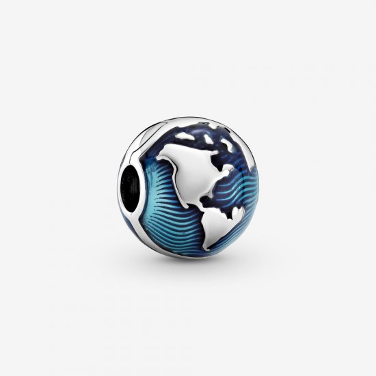 Pulsera PANDORA con abalorio de clip en forma de globo azul - 799429C01 - Haga click en la imagen para cerrar