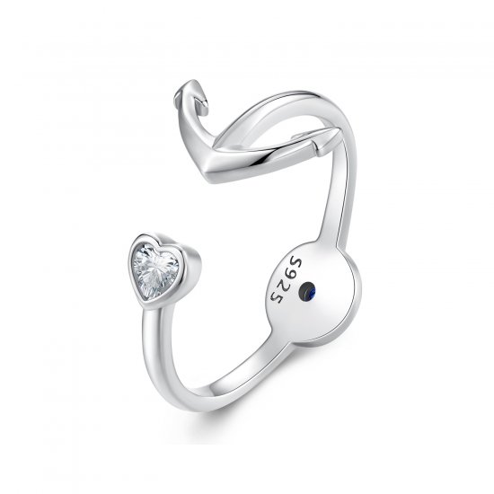 Anillo abierto estilo Pandora con ancla y brújula - SCR935 - Haga click en la imagen para cerrar