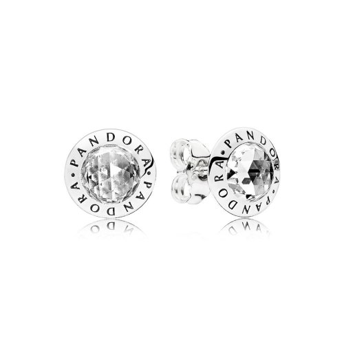 Pendientes PANDORA Logotipo radiante 296216CZ