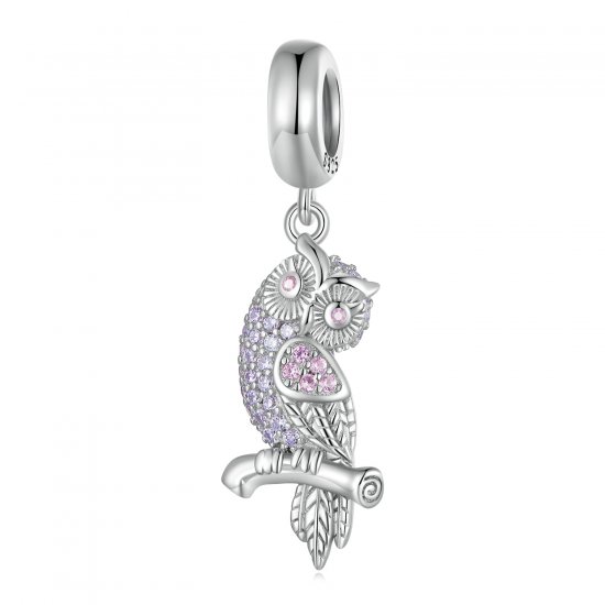 Pandora Estilo Colgante de Búho - BSC832 - Haga click en la imagen para cerrar