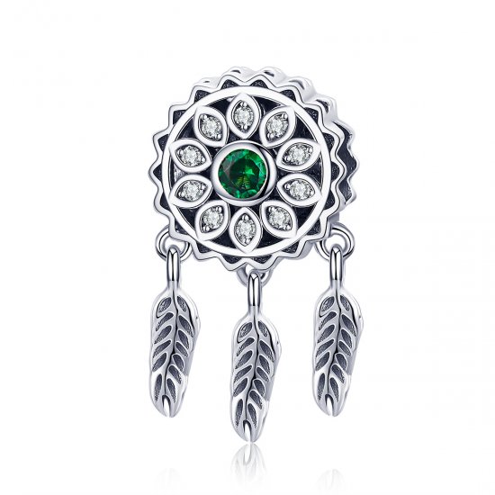 Charm estilo Pandora de atrapasueños plateado - SCC893 - Haga click en la imagen para cerrar
