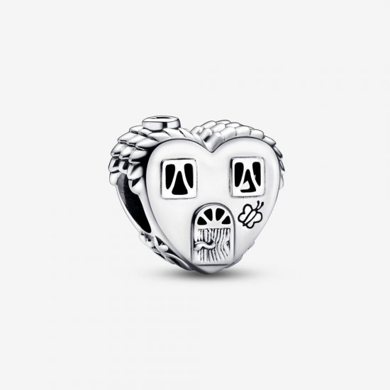 Charm de casa con forma de corazón de Pandora - 792249C00 - Haga click en la imagen para cerrar