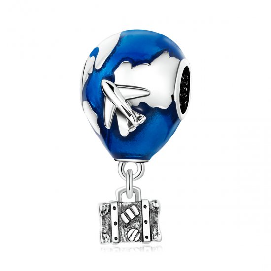 Estilo Pandora Globetrotter - Encanto de Globo Aerostático - SCC2028 - Haga click en la imagen para cerrar
