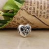 Charm en plata de ley Corazones Florecientes - PANDORA