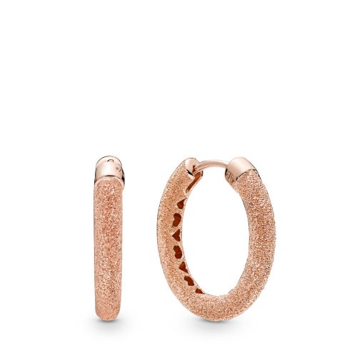 Pendientes de aro en Pandora Rose Brillo Mate - 287930