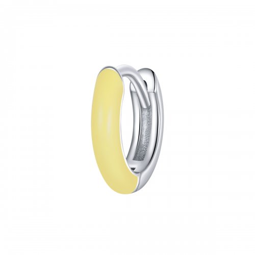 Pendientes de Aro Pequeños Estilo Pandora Amarillos - BSE488-YE Pendientes de Aro Pequeños Estilo Pandora Amarillos - BSE488-YE
