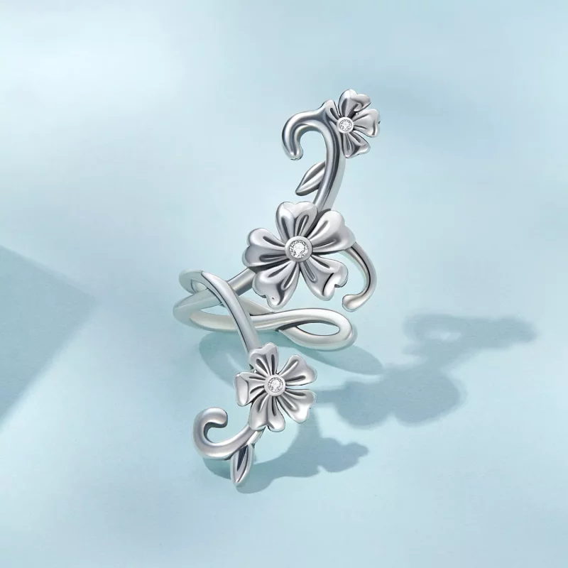 (imagen para) Clip de Oreja con Estilo Pandora - SCE1512 - Ver 3