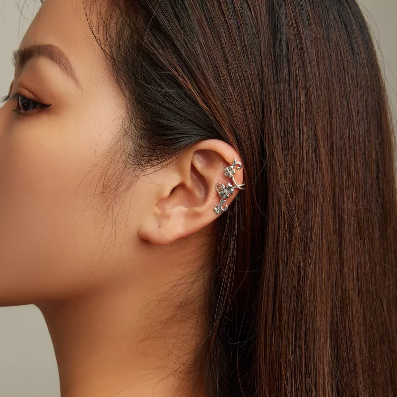 (imagen para) Clip de Oreja con Estilo Pandora - SCE1512 - Ver 6
