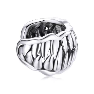 (imagen para) Clip de oreja estilo Pandora con diente de bestia - SCE1203