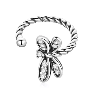 (imagen para) Clip para la oreja estilo Pandora con delicada libélula - SCE1295