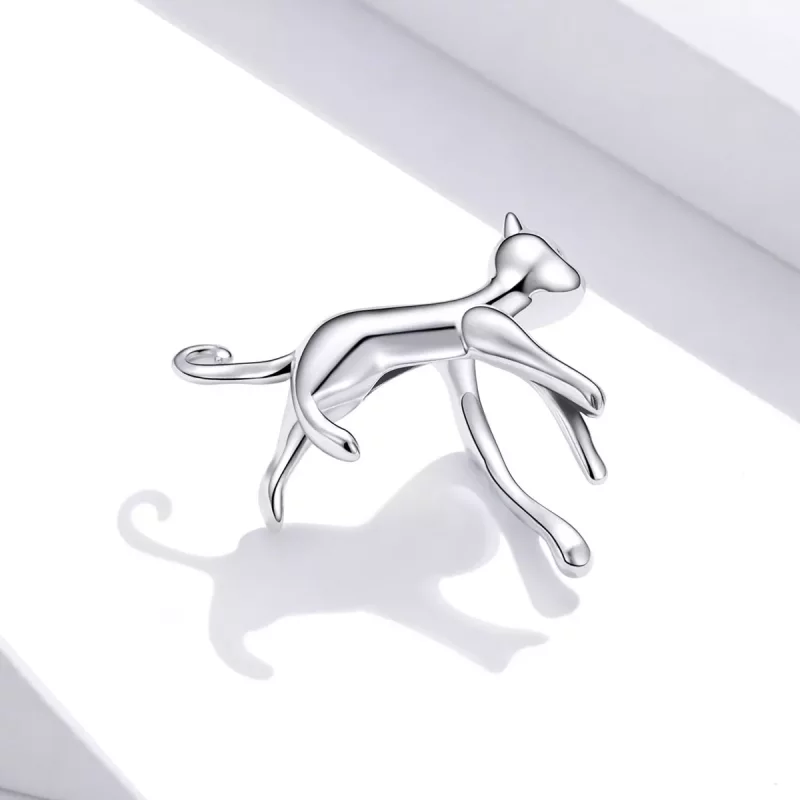 (imagen para) Estilo Pandora - Clip de Oreja de Gatito Lindo - SCE967 - Ver 3