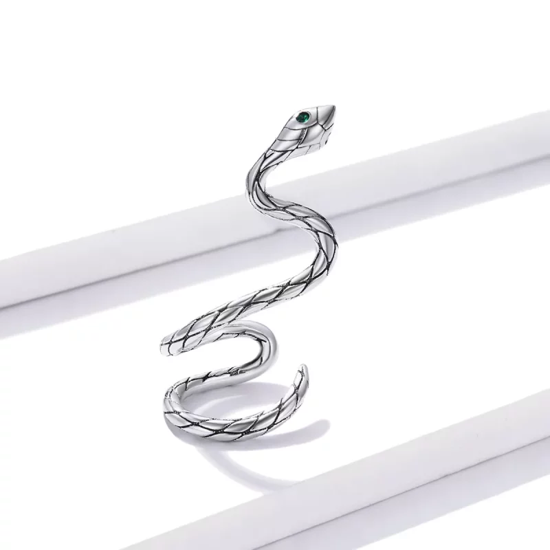 (imagen para) Estilo Pandora Ear clip de Serpiente Mística - BSE510 - Ver 2