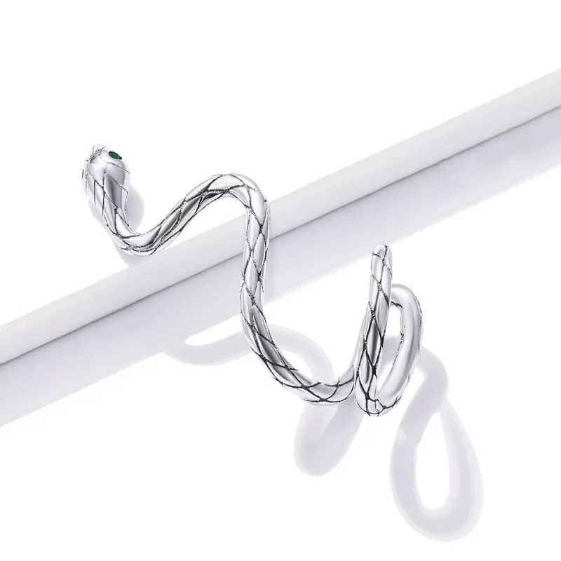 (imagen para) Estilo Pandora Ear clip de Serpiente Mística - BSE510 - Ver 3