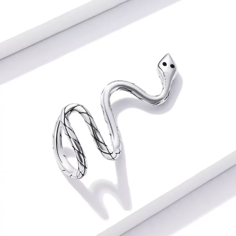 (imagen para) Estilo Pandora Ear clip de Serpiente Mística - BSE510 - Ver 4